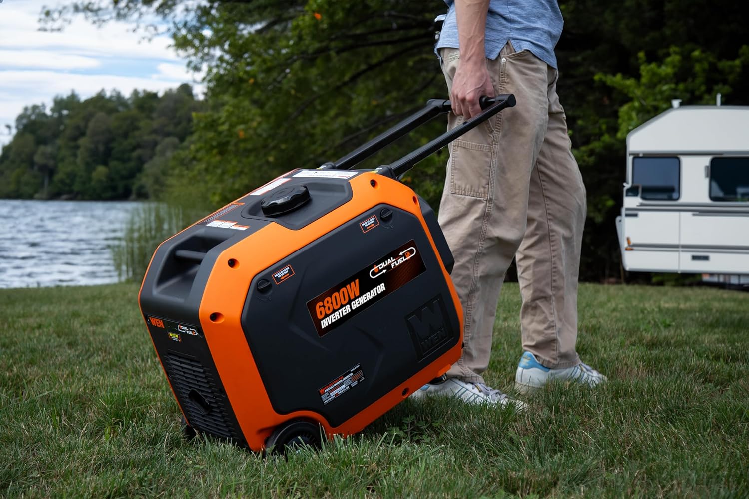 WEN DF680iX Dual Fuel Inverter Generator — 6800W Peak - Image 5