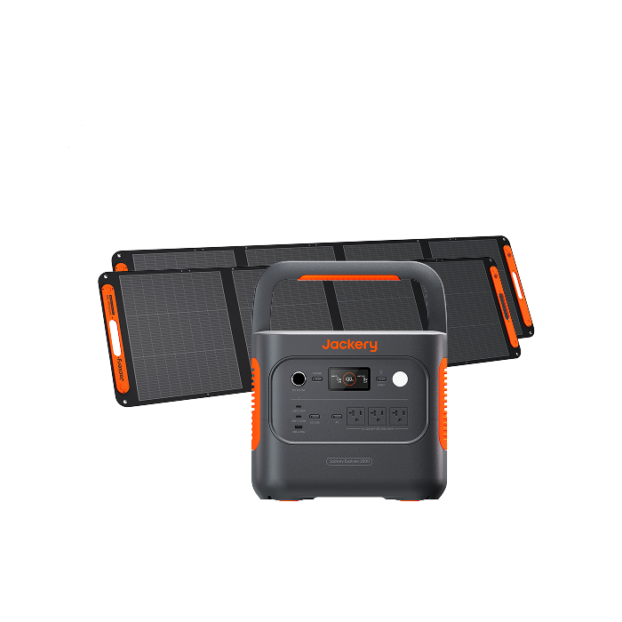 Jackery Solar Generator 2000 v2 with 2 SolarSaga 200W Panels