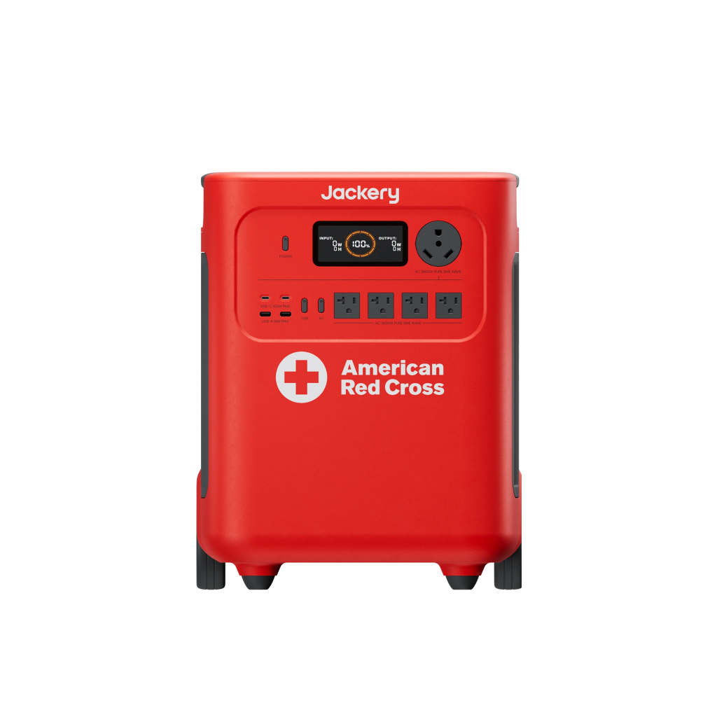 Jackery HomePower 3600 Plus Red Cross Edition