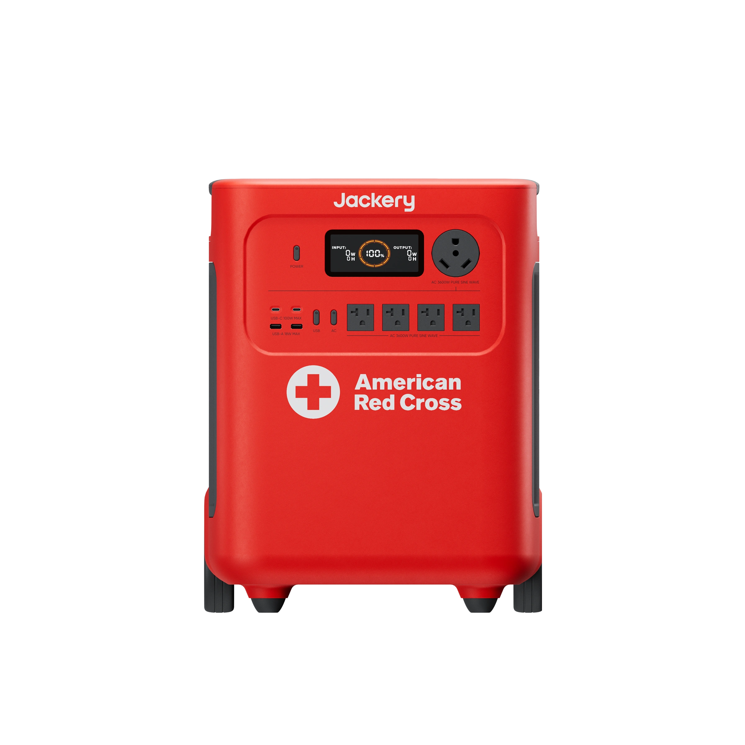 Jackery HomePower 3600 Plus Red Cross Edition