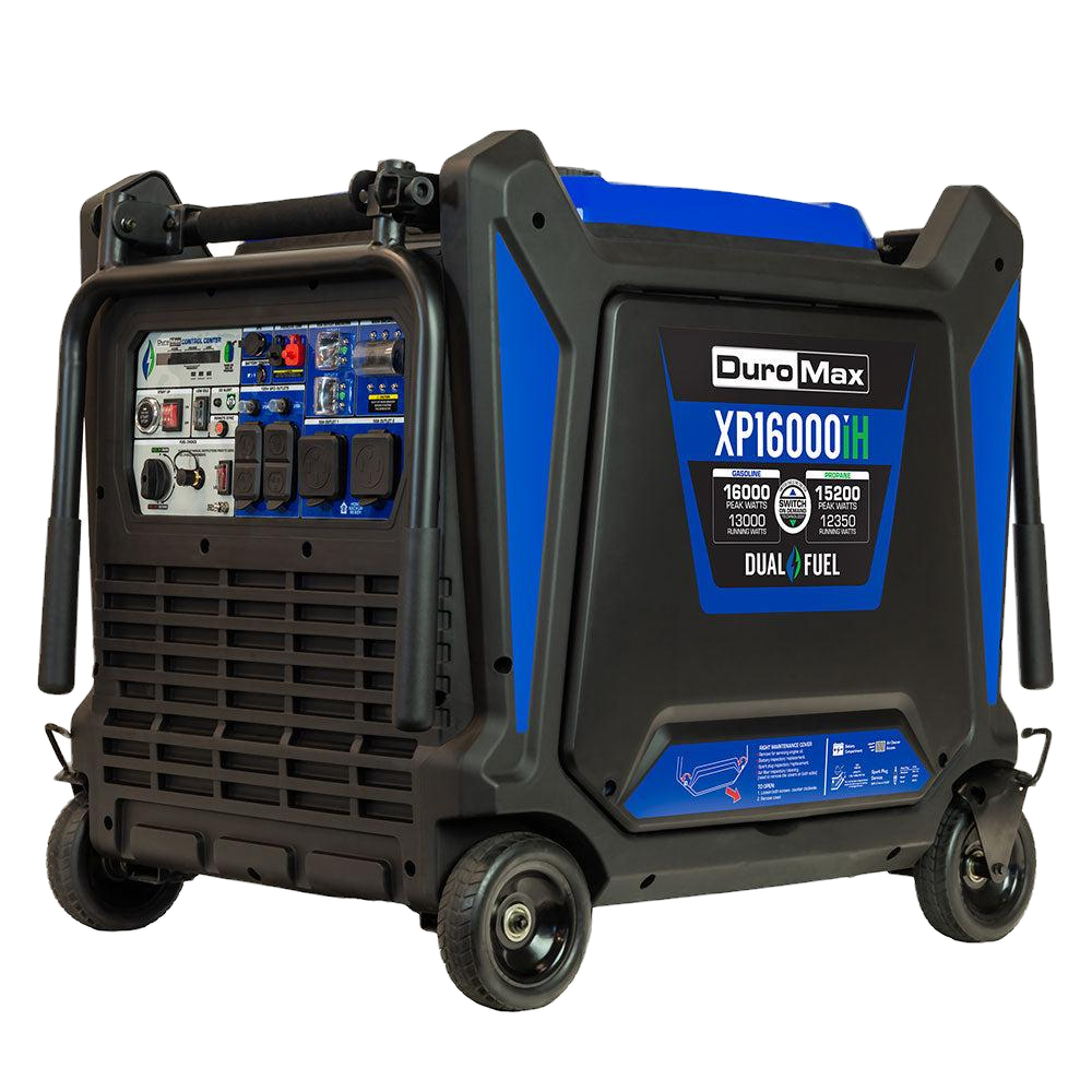 DuroMax XP16000iH Dual-Fuel Inverter Generator — 16,000W Peak (49-State)