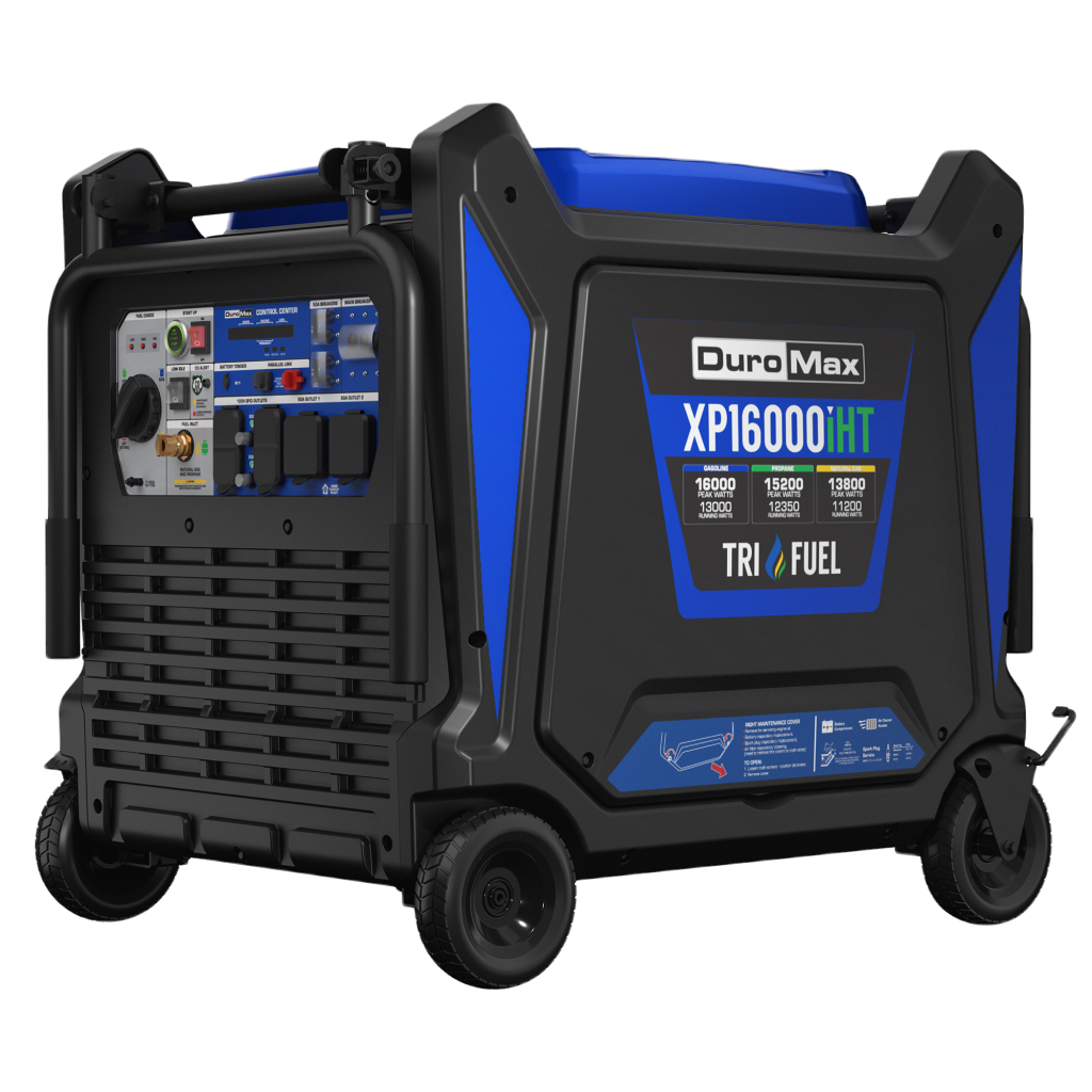 DuroMax XP16000iHT Tri-Fuel Inverter Generator — 16,000W Peak (49-State)