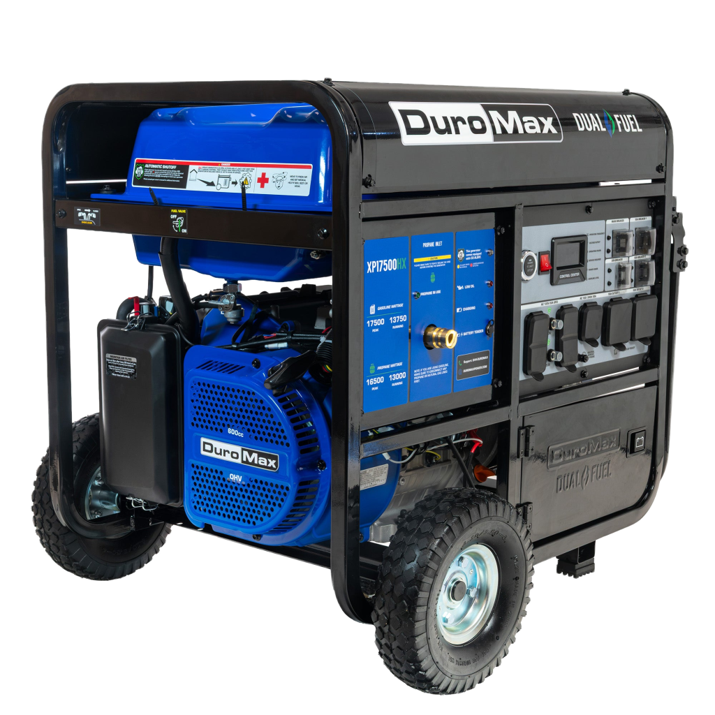 DuroMax XP17500HX Dual-Fuel Generator — 17,500W Peak (49-State)