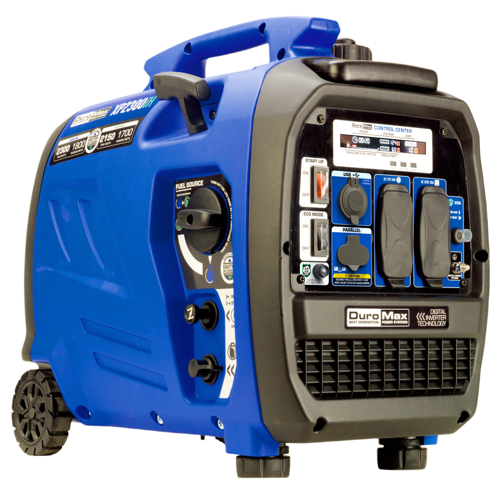 DuroMax XP2300iH Dual-Fuel Inverter Generator — 2,300W Peak (49-State)