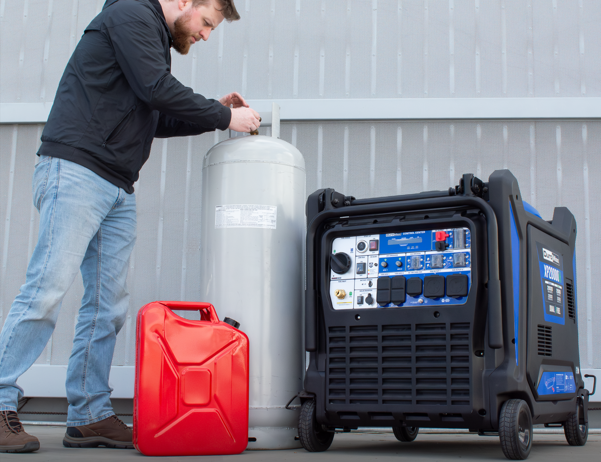 DuroMax XP28000iH Dual-Fuel Inverter Generator — 28,000W Peak (49-State) - Image 2