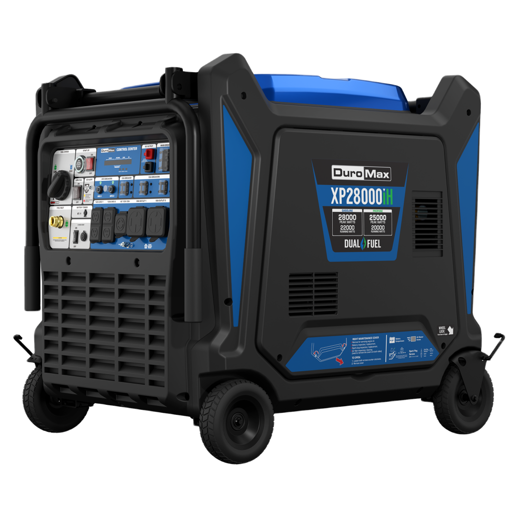 DuroMax XP28000iH Dual-Fuel Inverter Generator — 28,000W Peak (49-State)