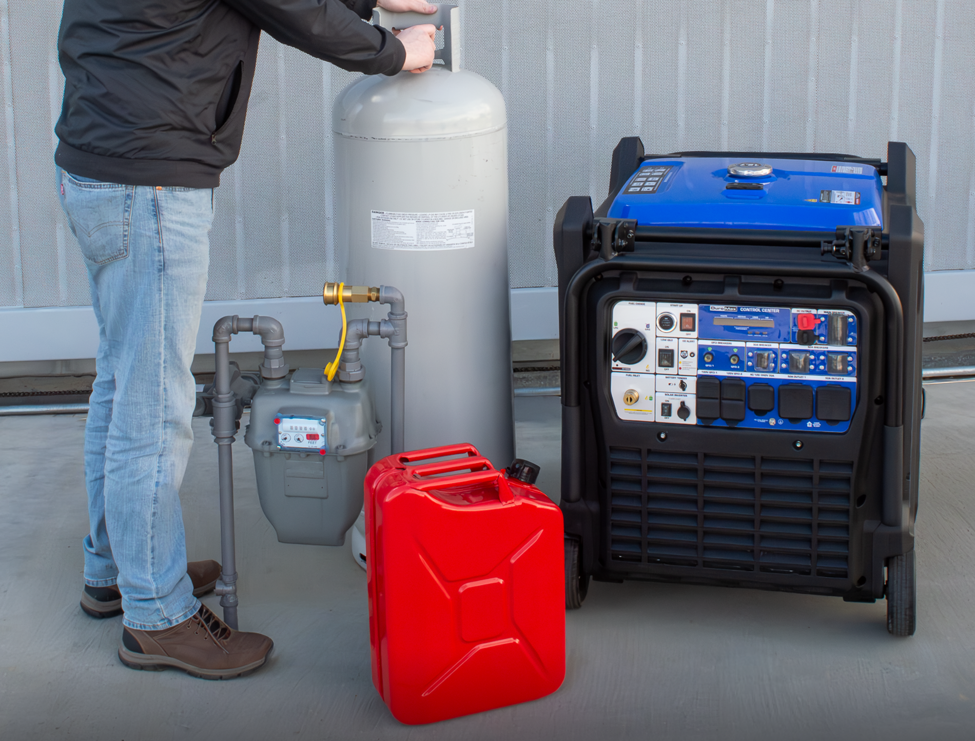 DuroMax XP28000iHT Tri-Fuel Inverter Generator — 28,000W Peak (49-State) - Image 2