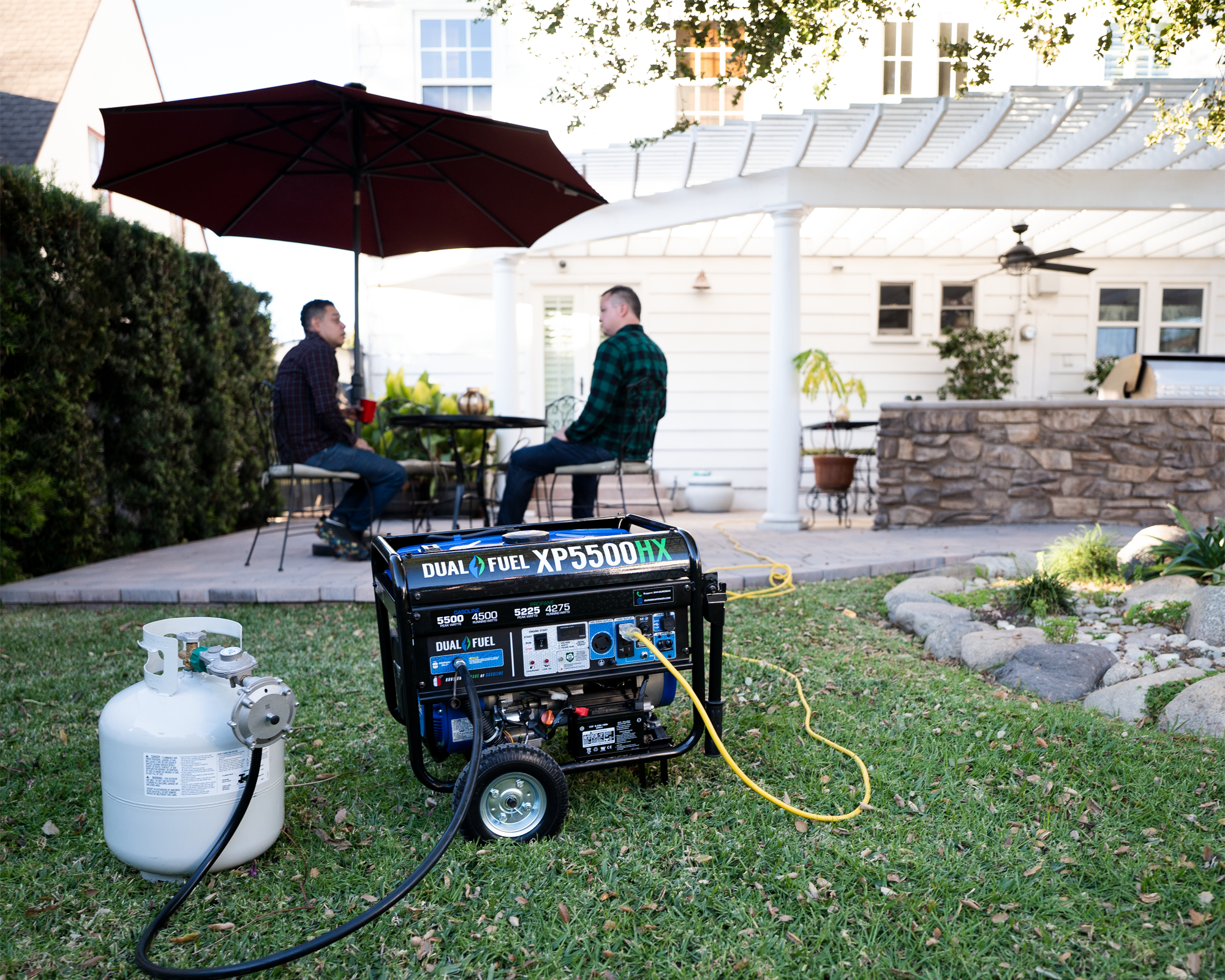 DuroMax XP5500HX Dual-Fuel Generator — 5,500W Peak (49-State) - Image 2