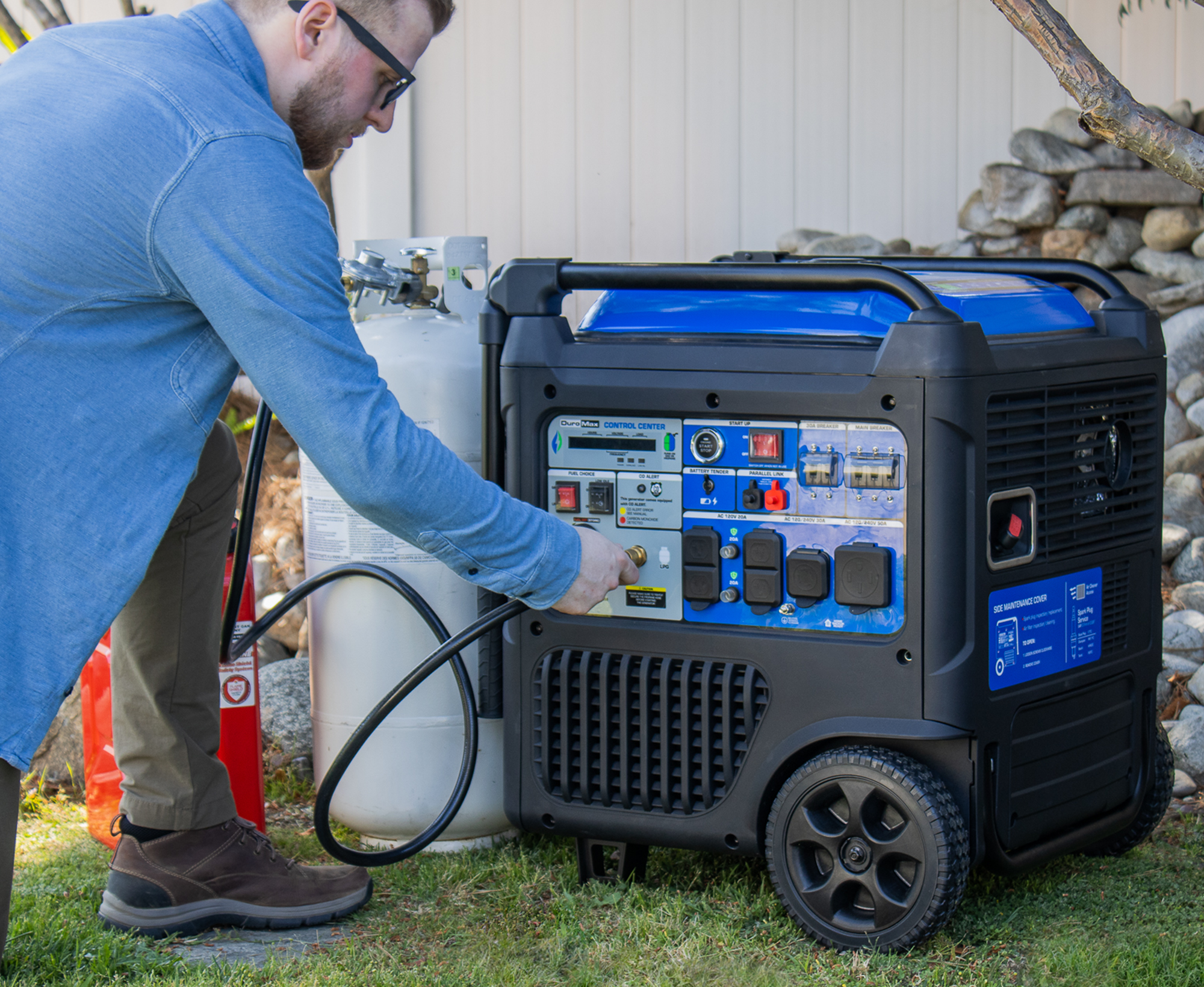 DuroMax XP9500iH Dual-Fuel Inverter Generator — 9,500W Peak (49-State) - Image 2