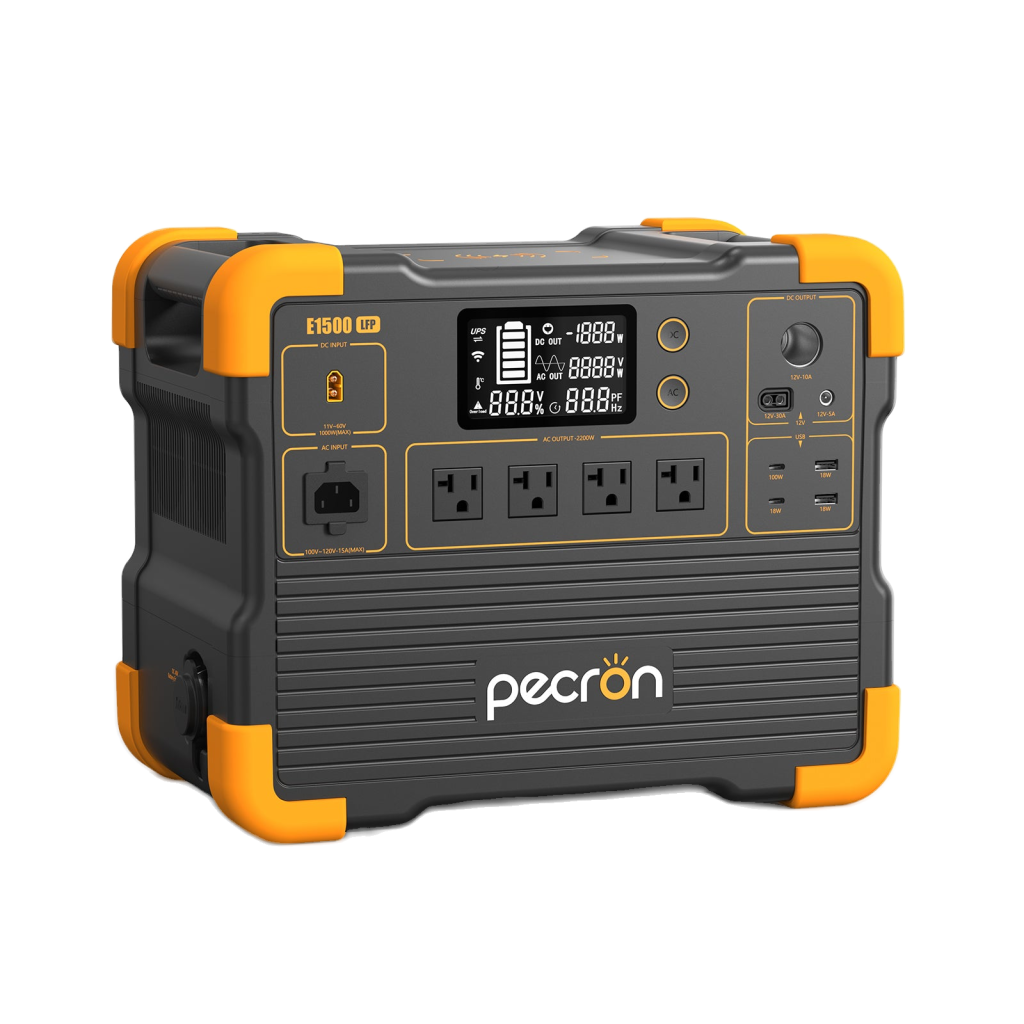 PECRON E1500LFP V3 Portable Power Station and Solar Kits