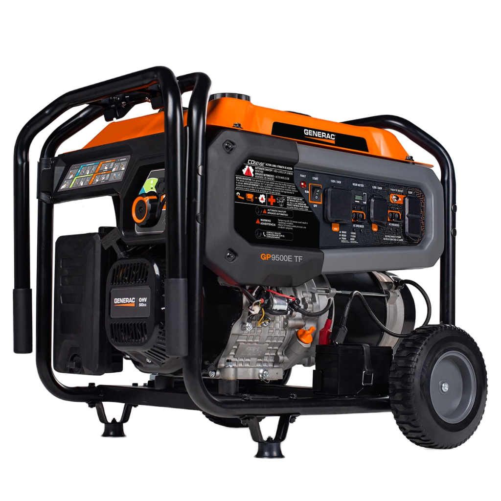 Generac GP9500ETF Tri-Fuel Generator — 12500W Starting