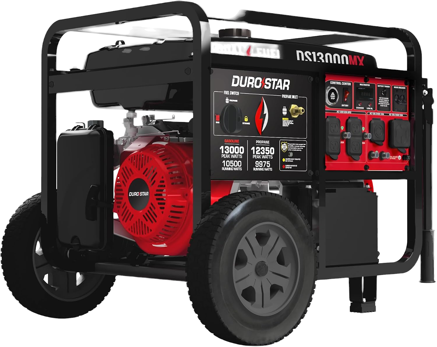 DuroStar DS13000MX Dual Fuel Generator — 13000W Peak