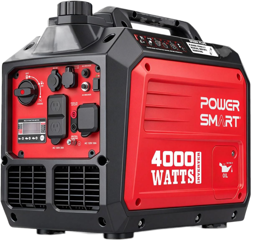 PowerSmart DB5035 Portable Inverter Generator — 4000W Peak