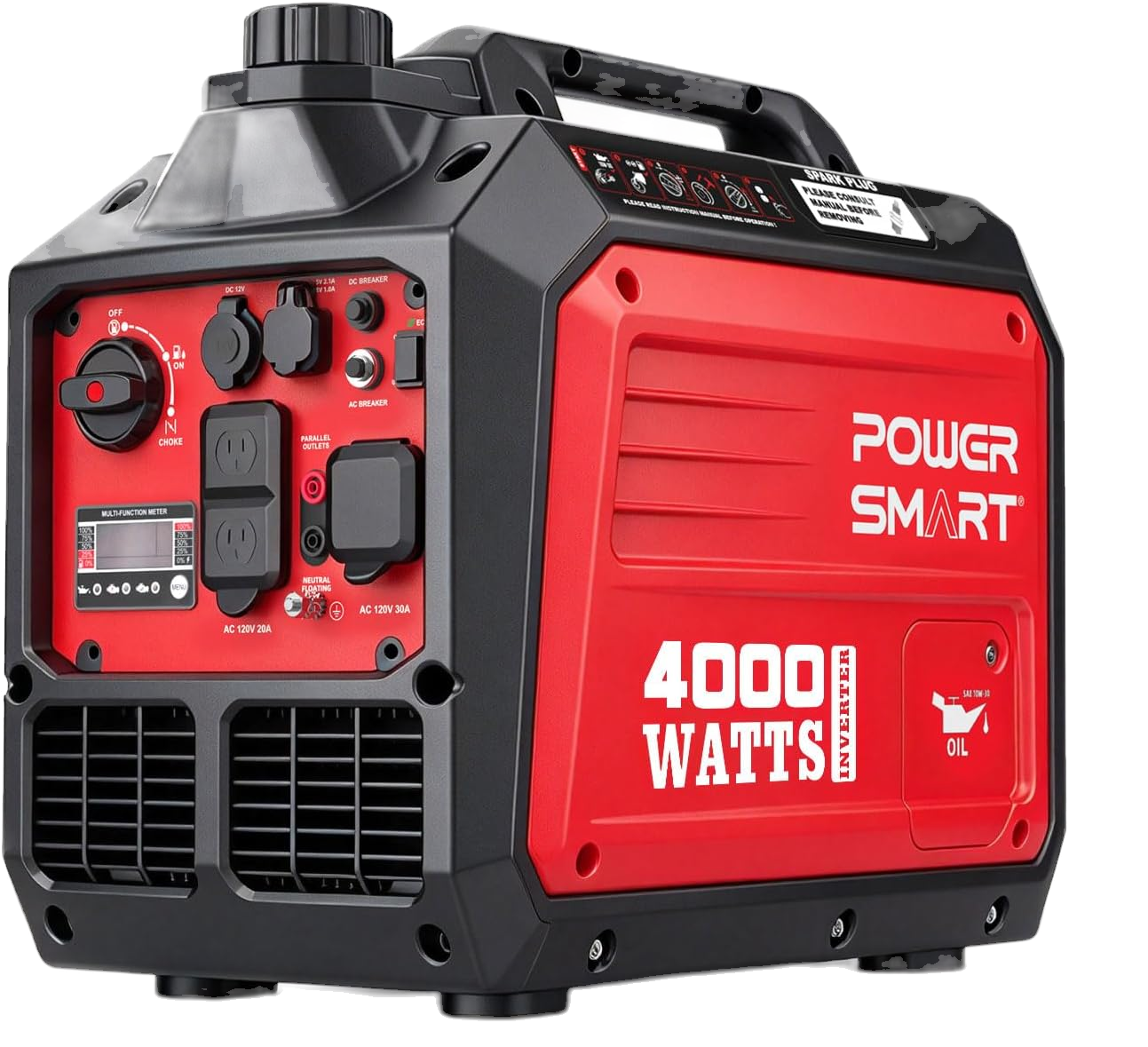 PowerSmart DB5035 Portable Inverter Generator — 4000W Peak