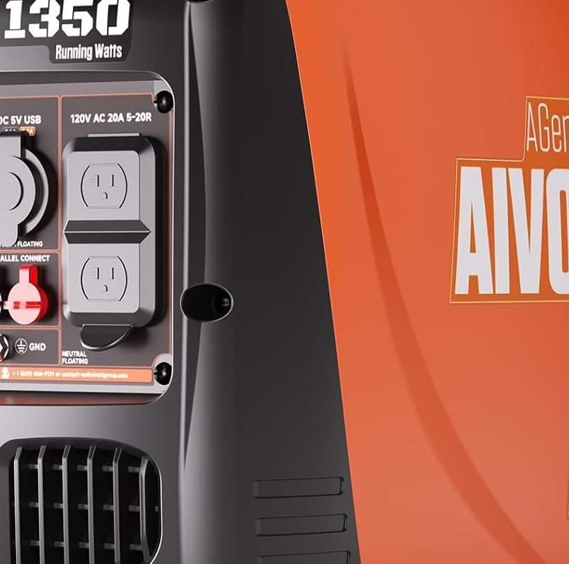 AIVOLT I-G1200C Portable Inverter Generator — 1750W Peak — product detail