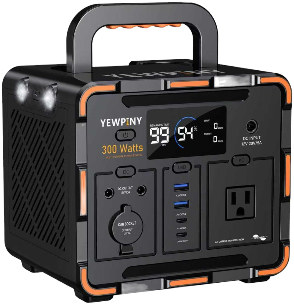 Yewpiny EM300 Portable Power Station — 259Wh