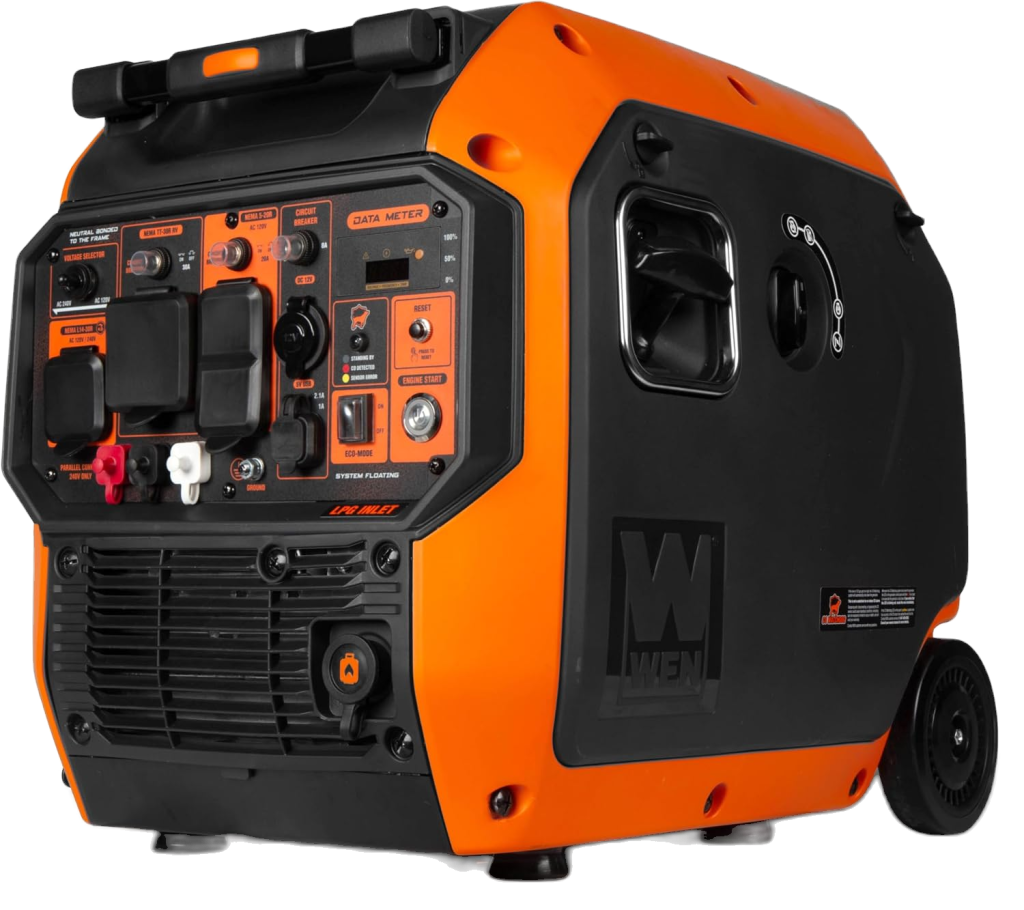 WEN DF680iX Dual Fuel Inverter Generator — 6800W Peak