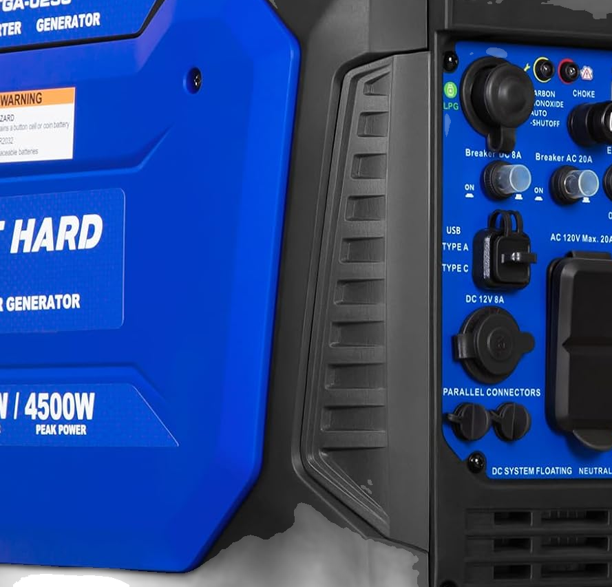 BILT HARD TGA-0255 Dual Fuel Inverter Generator — 4500W Peak — product detail