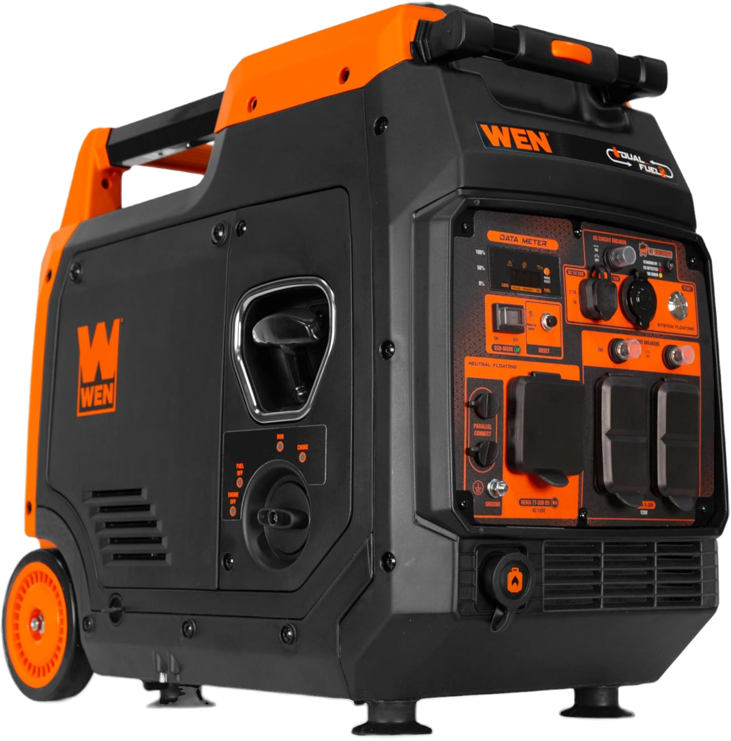 WEN DF480iX Dual Fuel Inverter Generator — 4800W Peak