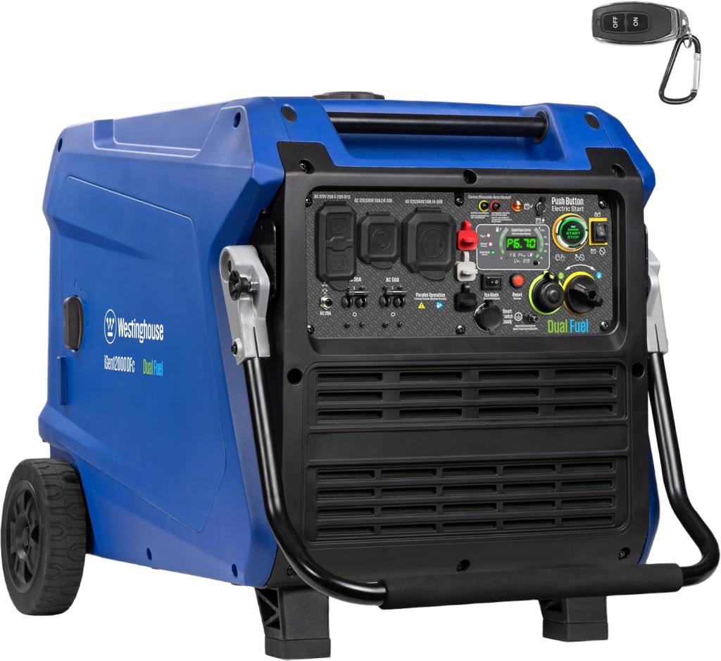 Westinghouse iGen12000DFc Dual Fuel Inverter Generator — 12000W Peak