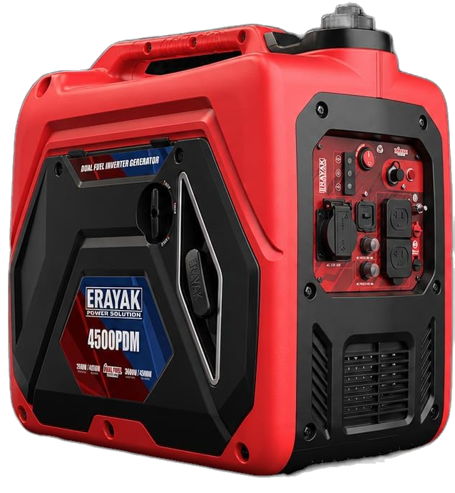ERAYAK 4500PDM Dual Fuel Inverter Generator — 4500W Peak