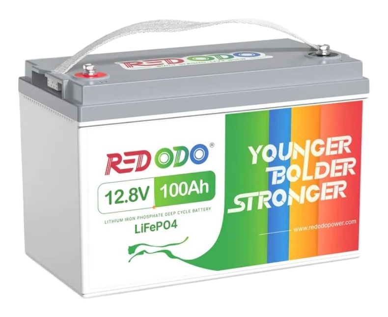 Redodo 12V 100Ah LiFePO4 Battery — Classic Look